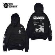 2024 Pria Hitam Shipping Hoodie Sweater Men Distro Original Black / Black Eightynine Aesthetic Font 