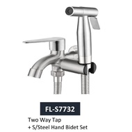 [ 100% Original ] FALLA Stainless Steel Two-way Bib Tap