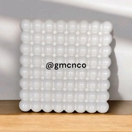 READY STOCK Handmade Large Bubble Tray cement | 14cm x 14cm x 2cm | Home Decoration