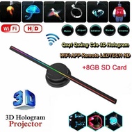 [HCM] - 3D Hologram Advertising Fan WIFI APP Remote LEDTECH HD - Home and Garden