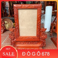 Sophisticated flower worship frame - Wood picture frame