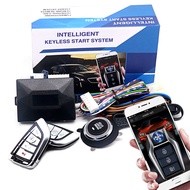 สัญญาณกันขโมยรถยนต์พร้อม Autostart Push One ปุ่ม Auto Start Stop Keyless Entry System สมาร์ทคีย์รีโม
