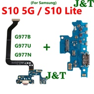 For Samsung Galaxy S10 5G G977B G977N G977U S10 Lite Charger Charging Board Port Flex Ribbon Cable