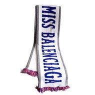 全新法國名牌 Balenciaga Miss Balenciaga 羊毛圍巾配法國旗顏色