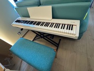白色Roland FP30,  x 架,pedal (90%news)