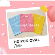 PLAIN OVAL Plastic 30X40 - HDPE Kharisma colorful @ 50 sheets