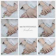 S999 silver bangle women fashion opening adjustable bangle