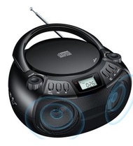 全城熱賣 - 內建立體聲雙揚聲器藍牙 CD 播放器、CD 學習機、U 碟、AUX 音箱、MP3 音樂播放器、BT、可攜式 FM 收音機