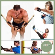 ยางยืดออกกำลังกาย - Resistance band 11 pcs ใครยังไม่ลอง ถือว่าพลาดมาก !! PP702