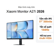 Xiaomi Monitor A27i 2026 computer Monitor - IPS, FHD 1080p - High scanning frequency 144Hz - Blue li