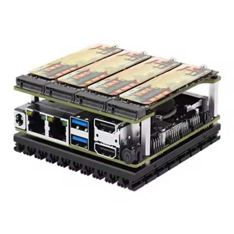 Topton X86-P5 DIY NAS Motherboard 4*M.2 NVME Kit Board Firewall Router I3-N305 N100 DDR5 2xI226-V 2.