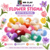 200pcs Stigma Inti Bunga Stigma Flower Stamen Bunga For Fuzzy Wire Artificial Flower DIY Bouquet Mat