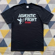 AGNOSTIC FRONT Tag Stitch Supply Heavy Cotton 16s Band T-Shirt