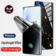 ฝาครอบ Spy ฟิล์ม Hydrogel Soft สำหรับ Huawei P20 P30 P40 Pro Mate 30 20 Nova 3 3i 5T 7 SE 8 8i Honor 8X 9X Y9 Prime 2019ความเป็นส่วนตัวหน้าจอป้องกันฟิล์ม