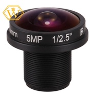 [W]HD fisheye cctv lens 5MP 1.8mm M12*0.5 mount 1/2.5 F2.0 180 degree