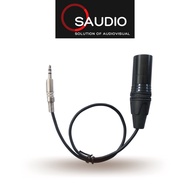 SAUDIO 3.5 mm stereo to XLR (Male) Cable Set- 50cm/1m/1.5m/2m