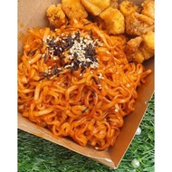 ramen + popcorn chicken