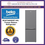 [Bulky] Beko RCNT340I50VP Bottom Mount Refrigerator Fridge 340L