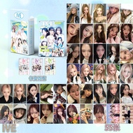 LINXX 55 Pcs IVE  Holographic Laser Card Kpop Photocards  Postcards  Series