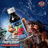 K&S Syrup 5 + 1 Ground Used For Cutting Bitterness With All Types Of Drinks. Gray Cover Red