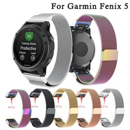 Garmin Fenix 5/5 Plus/Fenix 6/6 Pro/Forerunner 935/945/Garmin Instinct Watch Band Milanese Strap