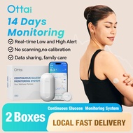 Ottai CGM Continuous Glucose Monitor System 24h Real-time Blood Sugar Test No Finger Pricking Full S