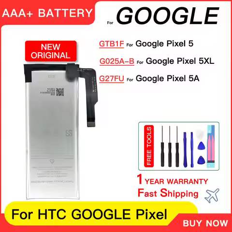 100% genuine Brand New GTB1F G025A-B G27FU Replacement Battery For HTC Google Pixel 5 5A 5XL Replace