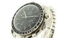OMEGA歐米茄手錶超霸計時圓形自動上鍊約99克男士銀色錶盤黑色