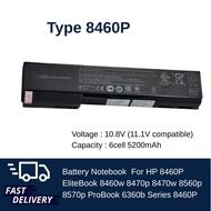 Notebook Battery HP EliteBook 8460p Series 8460w 8470p 8470w 8560p 8570p ProBook 6360b New 1