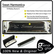 Swan Harmonica Key C 10 Holes Harmonica 10 Holes C Key Hole