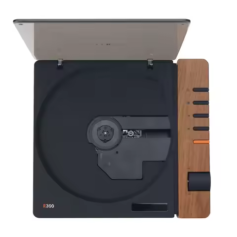 2026 Syitren R300 Wooden Black Version CD Player High Quality Audio Player Support for CD/CD-R/CD-RW