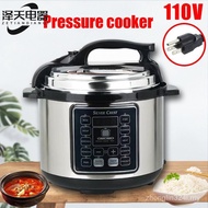 110v American Standard Pressure cooker 5L6L Large Capacity Household Smart English Rice cooker Pressure cooker