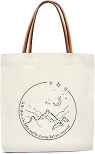 Tote Bags for Women Acotar Gifts for Women Canvas Tote Bags Aesthetic Acotar Velaris Merch Fantasy N