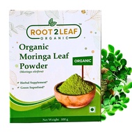 CERTIFIED ORGANIC MORINGA (MORINGGA MORINGA OLEIFERA) LEAF POWDER 100 GMS (Food Grade Murungai)