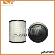 JAE-88099 Jimco Outer Air Filter P532501 AF25125M SFA2501P JAE88099 6i-2501 A-5549M A5549M RS3504 A-