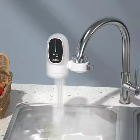 High Power Kitchen Household Connection Fast Heating Faucet Mini Water Heater Easy To Install And Re