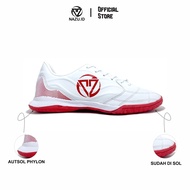 NAZU.ID - Nazu Catalyst Venturer V2 White Logo Red Futsal Shoes