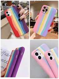 งานแท้ 100 % ส่งจากไทย เร็ว1-2วัน Case เคสโทรศัพท์ iPhone 12 Pro Max iPhone 6 6s 6Plus 7 7Plus 8 8Plus SE 2020  iPhone  XR Xs Max iPhone 11 11Pro 11Pro Max ไอโฟน 7 + พลัส Apple รุ้ง ซิลิโคน silicone กันกระแทก