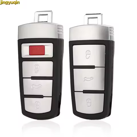 Jingyuqin 3C0959752BA NBG009066T 3/4 Buttons Smart Key Shell For Volkswagen VW Passat B6 3C B7 Magot