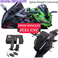 Winglet STEALTH Mirror MODEL RIZOMA F22 R ZX25R NINJA 250FI Carburetor CBR R15 R25 NMAX NEW NMAX OLD