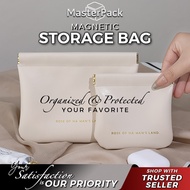 PU Self-closing Storage Bag Cosmetic Lipstick Bag Phone Electronic Accessories Protection Pouches Je