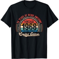 Vintage 56Th Birthday 56 Years Of Being Awesome Born In 1968 T-Shirt