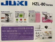 全新 Juki HZL-80HP-C sewing machine 家用衣車 衣車 原價USD599