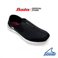 Bata POWER-LADIES รองเท้าผ้าใบ WALKING สำหรับเดิน แบบสวม สีดำ รหัส 5386004 Ladiessneaker