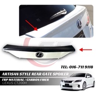 Lexus Ct200h Artisan Style Rear Gate Spoiler Frp Material/ Carbon Fibre