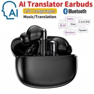 AI Wireless Earphones 150 Languages Bluetooth 5.4 Real-Time Bidirectional Instant Voices