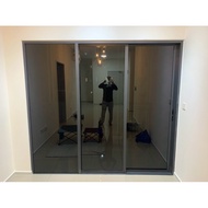 Tinted cermin sliding doors,tingkap rumah & pejabat siap pasang.. (Best for heat rejection)
