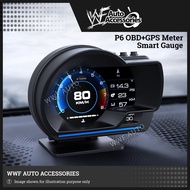 Car OBD P6 Head Up Display Meter / HUD Gauge - Speed / Water Temp / Tacho RPM / Volt / Voltage / Vacuum / Turbo Boost