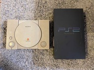 SONY PlayStation 1 & 2 遊戲機(PS1 PS2著唔到機）