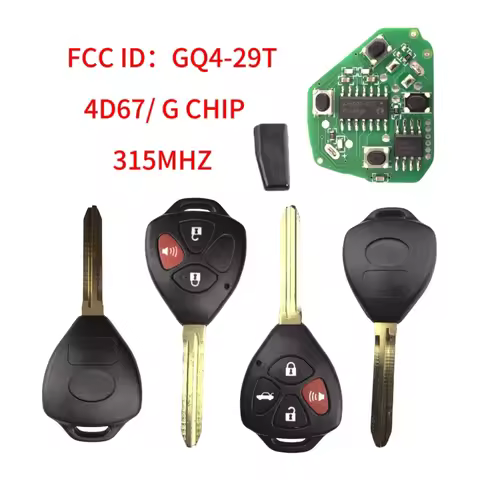 Jingxin GQ4-29T Entry Remote Fob Car Key 315Mhz For Toyota Corolla Venza 2010 2011 2012 2013 2014 20